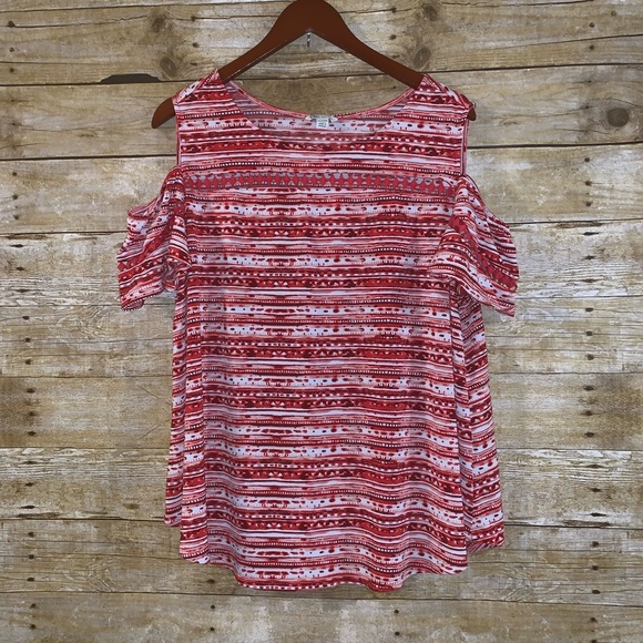 Cato Open Shoulder Size 18/20 Blouse - Picture 1 of 5